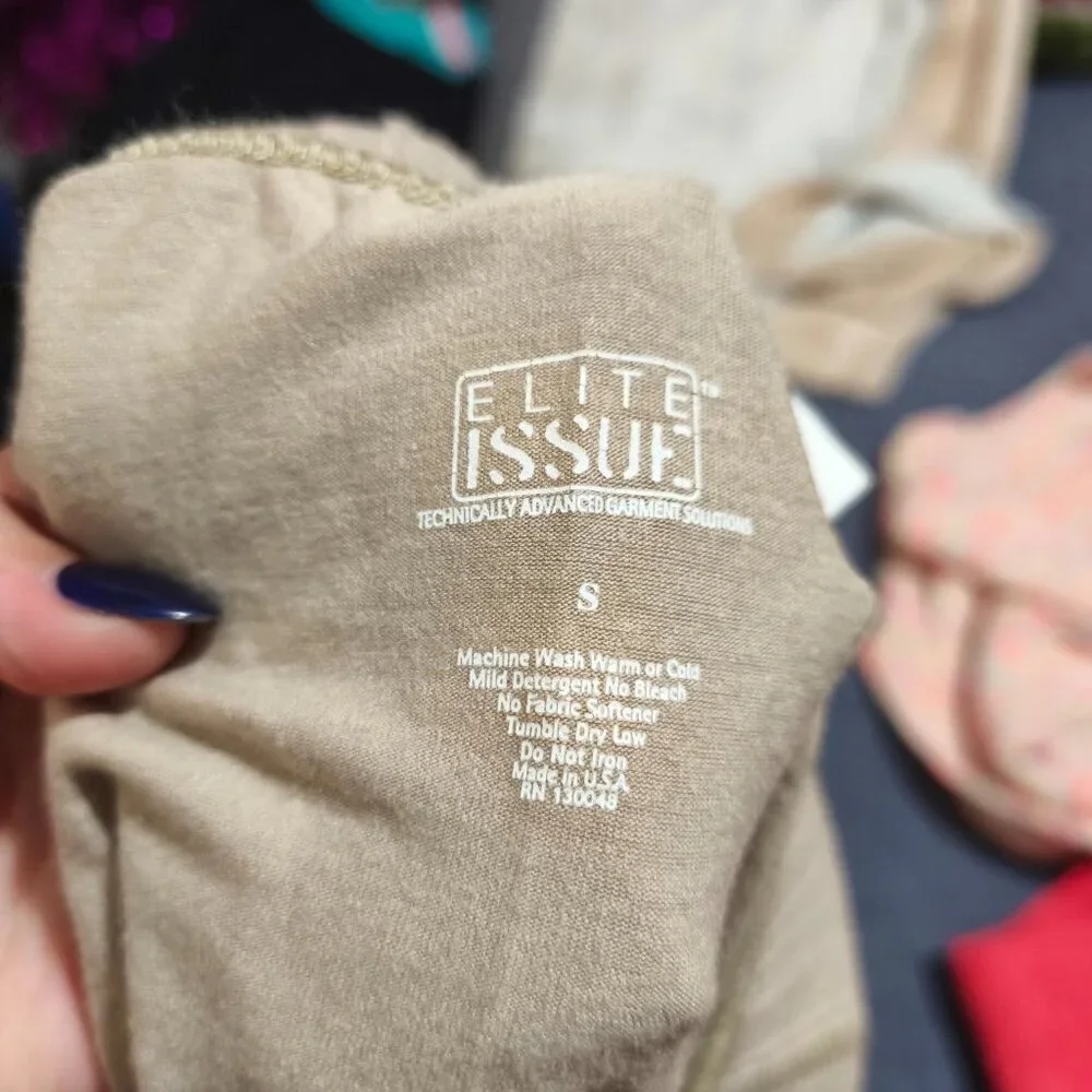 Military Surplus Wool Blend Thermal Underwear sz S Tan Cream Utility Outdoors